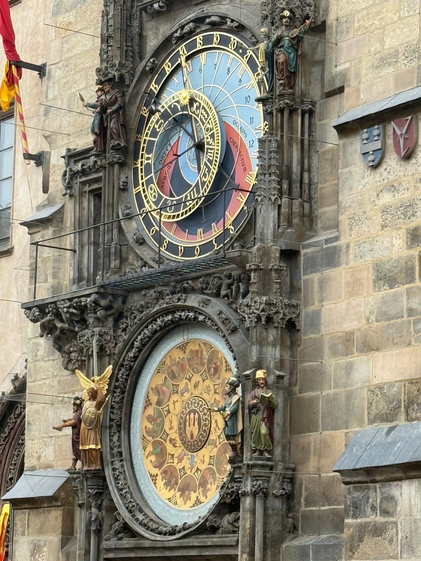 De astronomische klok op het Oude Stadsplein in Praag