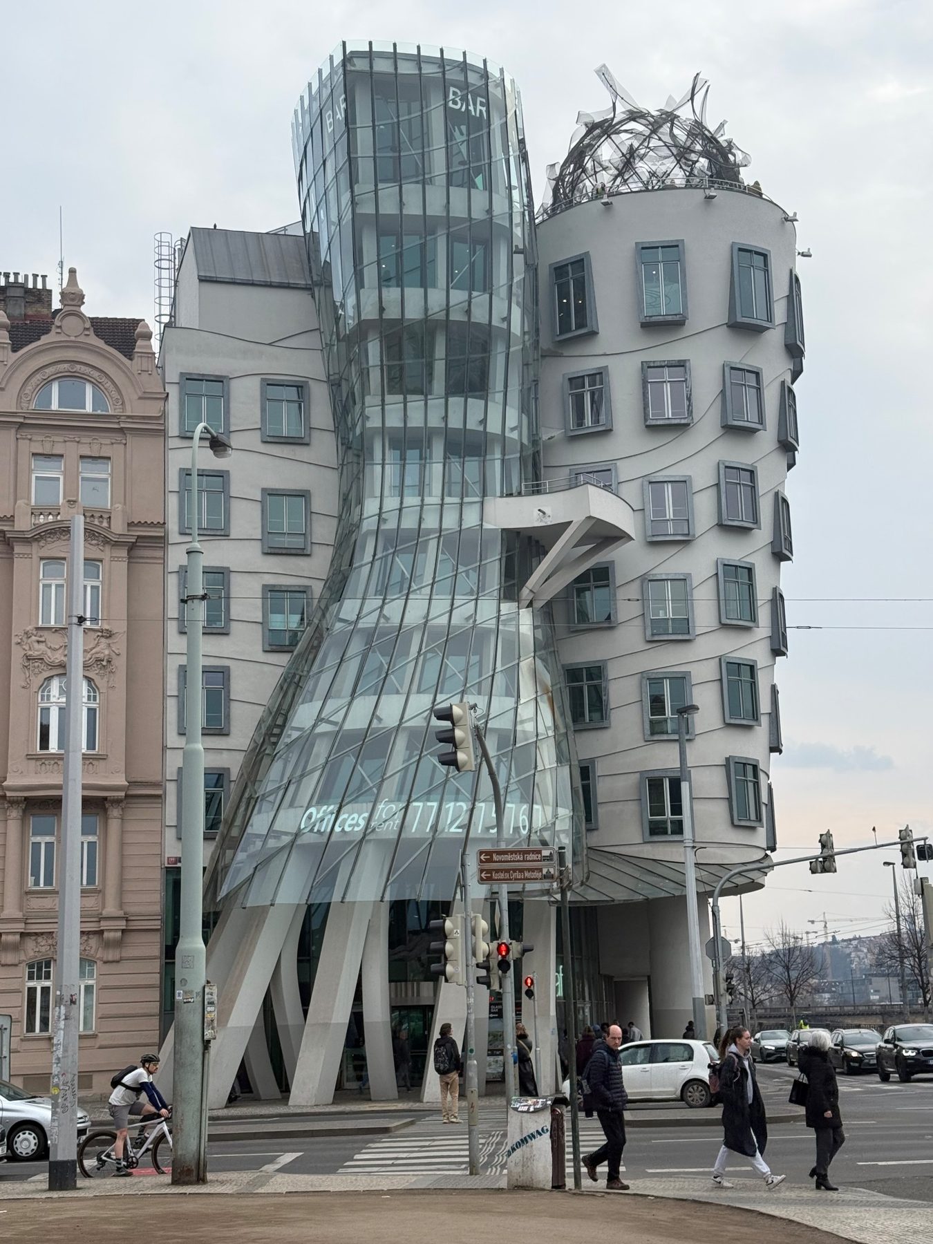 Het Dansende Huis in Praag